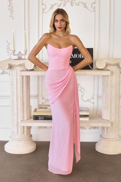 MARCELLA GOWN - LIGHT PINK