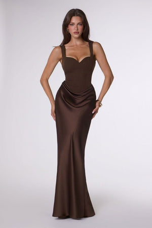 VIENNA GOWN - ESPRESSO