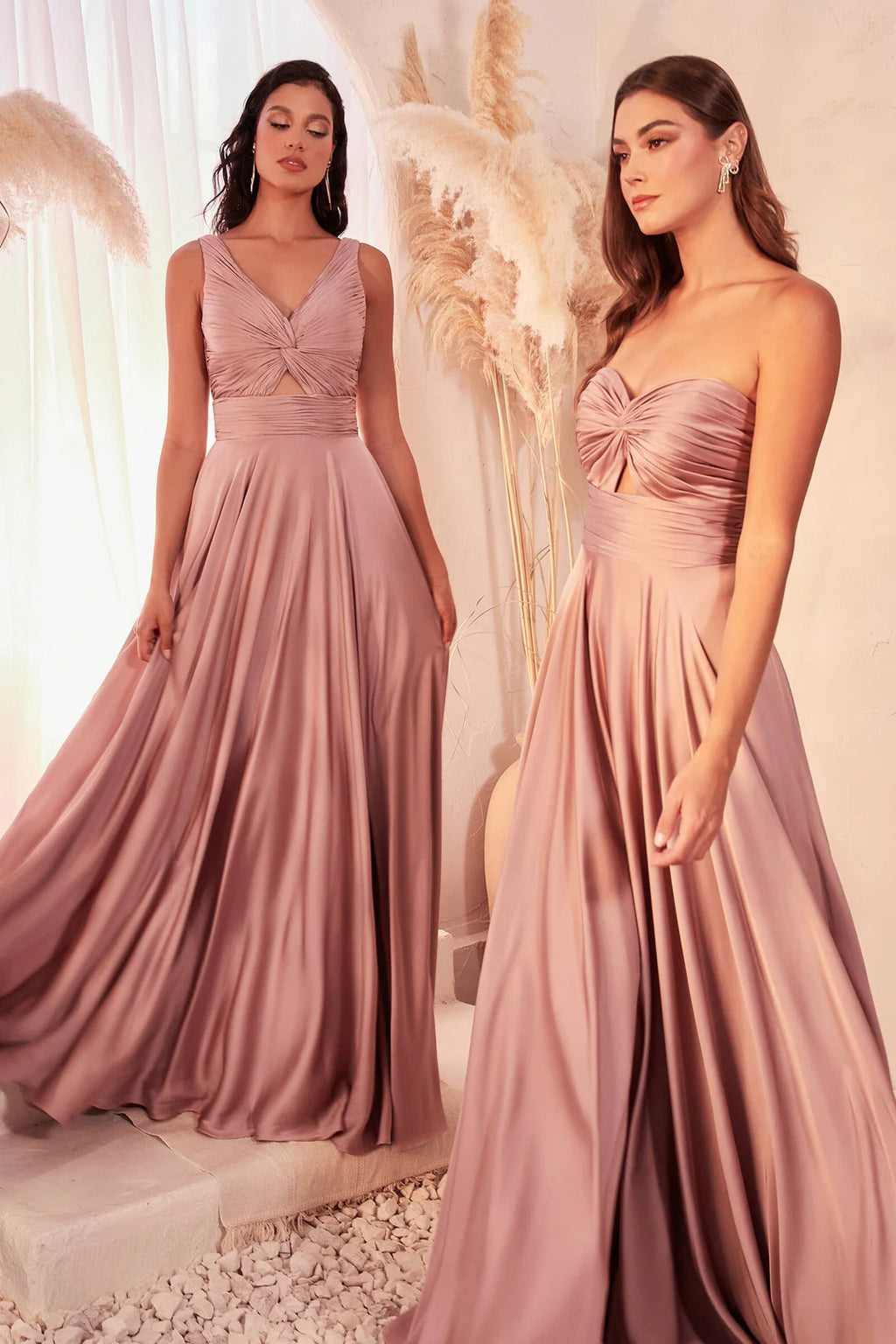 OLIVIA GOWN - DARK MAUVE | 7496
