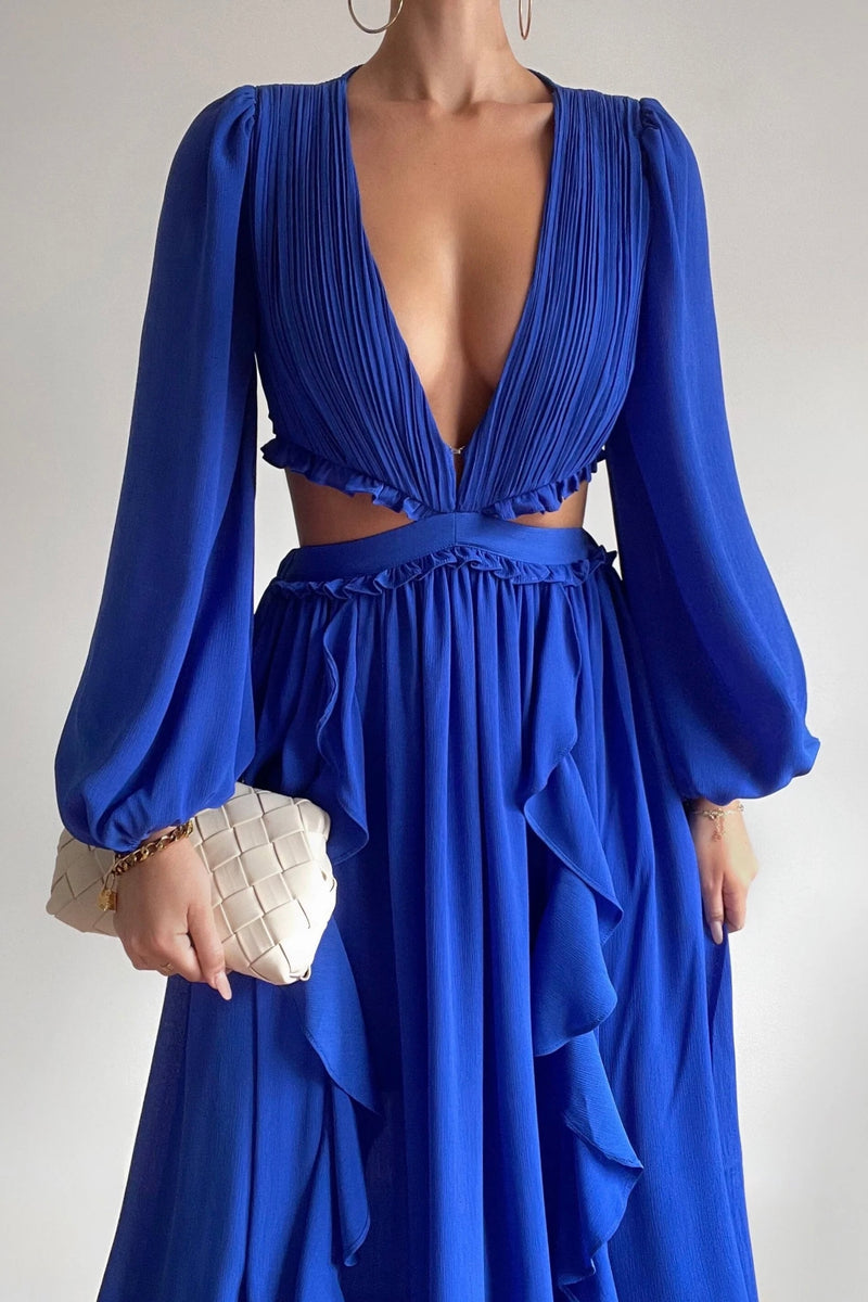 AMARA DRESS - BLUE