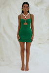 VALEZIA MINI DRESS - PINE