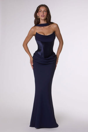 CELESTE GOWN - NAVY