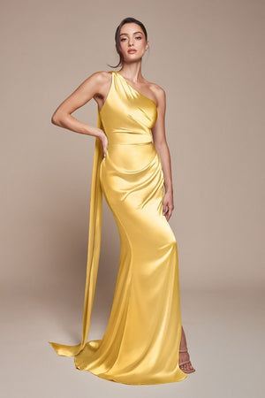 LEILA GOWN - LIGHT YELLOW | 7454