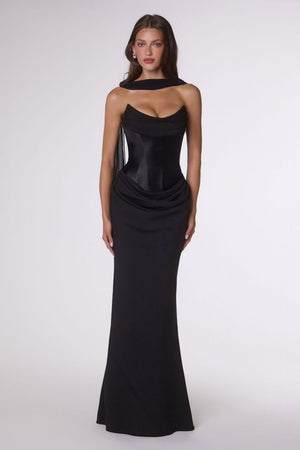 CELESTE GOWN - BLACK