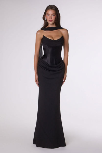 CELESTE GOWN - BLACK