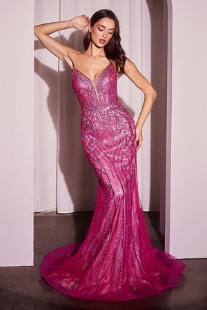 VENUS GOWN - FUCHSIA | CC6018