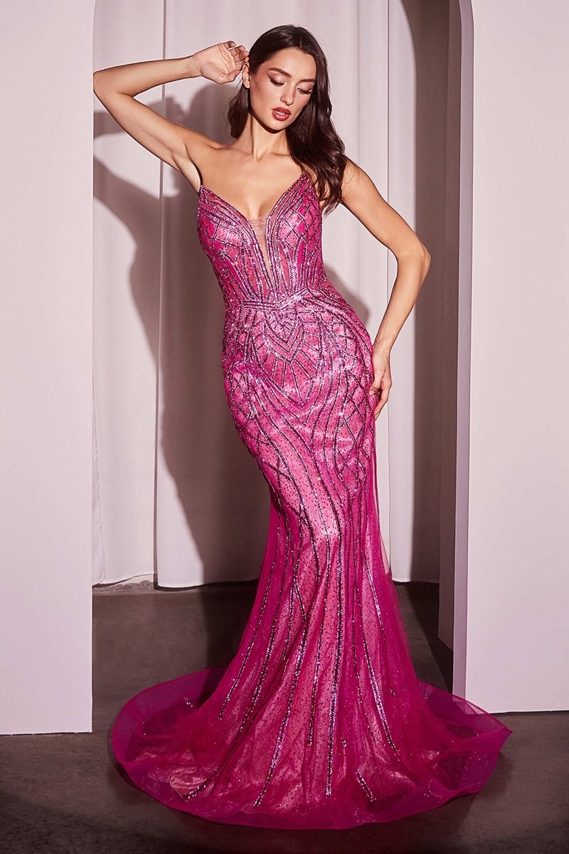 VENUS GOWN - FUCHSIA | CC6018