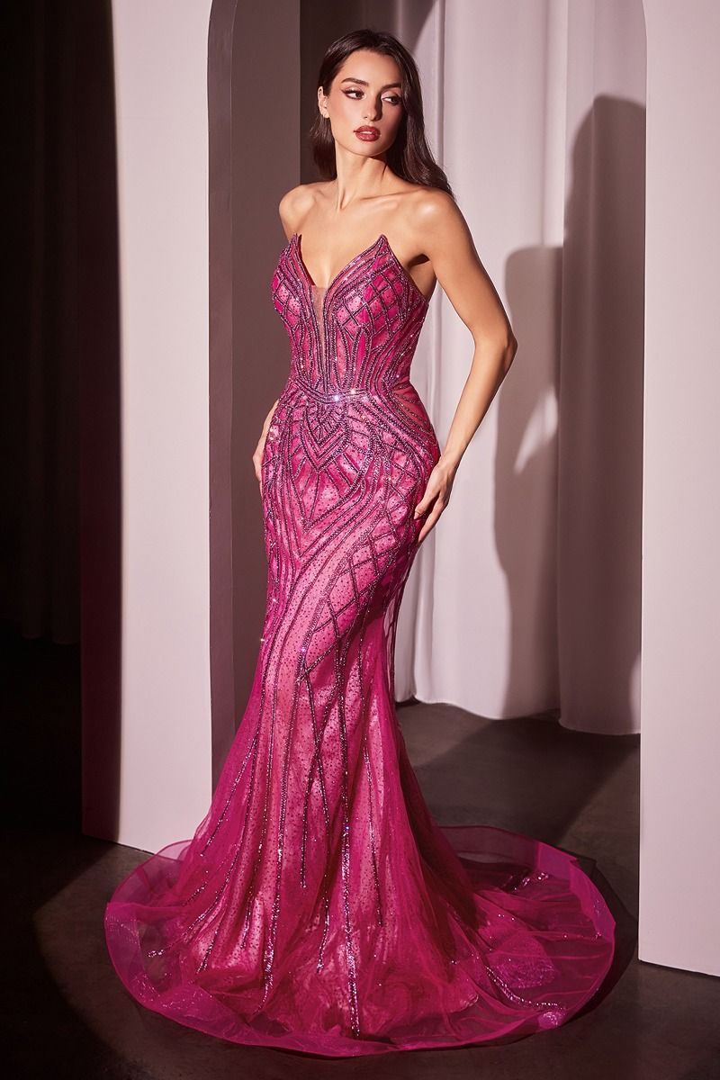 VENUS GOWN - FUCHSIA | CC6018