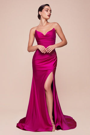 ELANOR GOWN - MAGENTA | CD791