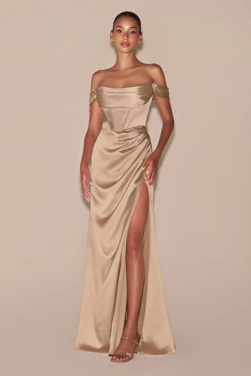 JULIET GOWN - CHAMPAGNE | 7492