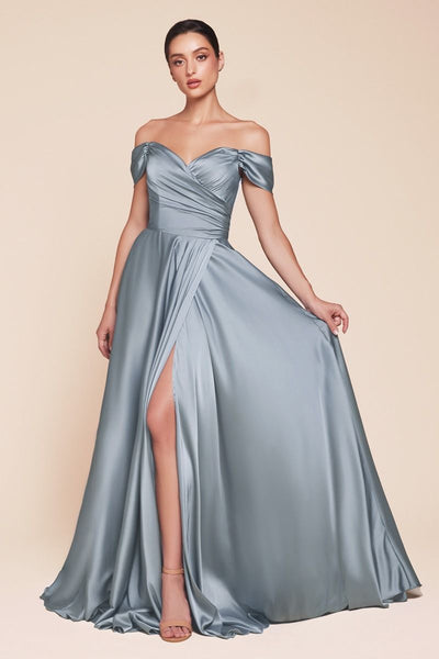 MILAN GOWN - DUSTY BLUE