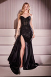 ADA FITTED GOWN - BLACK | CM369