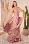 OLIVIA GOWN - DARK MAUVE | 7496