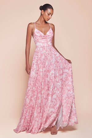 DAISY GOWN - ROSE FLORAL | 7444