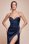 CAMILLA GOWN - NAVY | 7483