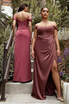 PORTIA CORSET GOWN - DUSTY ROSE | 7484