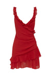 ROMELLY MINI DRESS -  RED