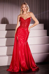ADA FITTED GOWN - RED | CM369