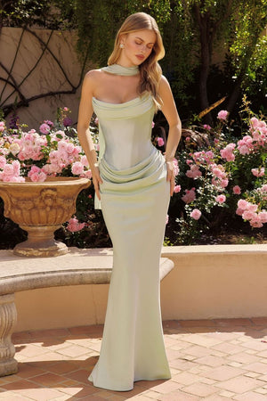 CELESTE GOWN - SAGE