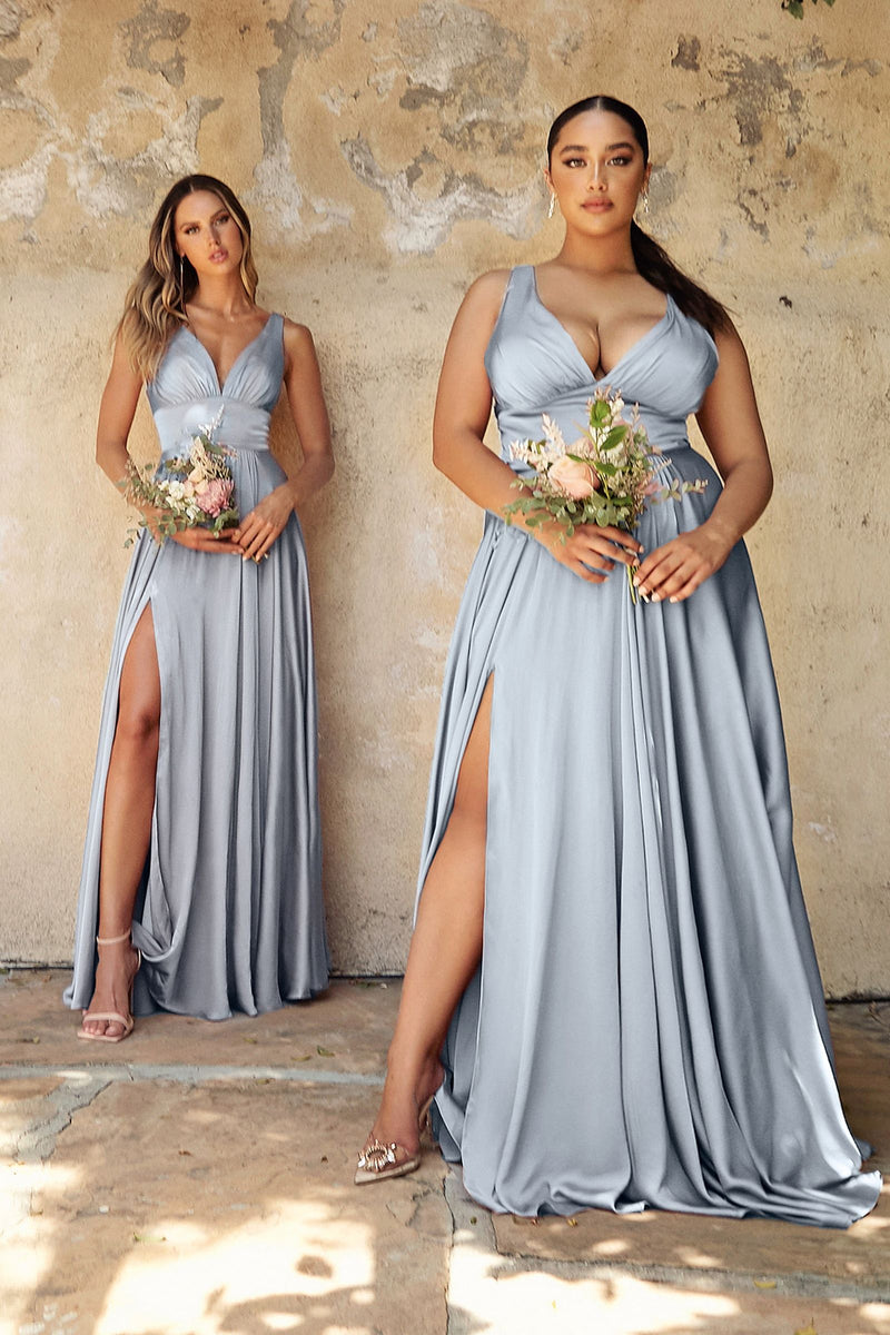 EVELYN GOWN - DUSTY BLUE | 7469