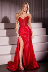 ADA FITTED GOWN - RED | CM369