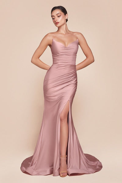 ELANOR GOWN - DUSTY ROSE