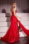 ADA FITTED GOWN - RED | CM369