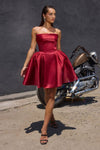 ROSALYN GOWN - BURGUNDY | KV1133