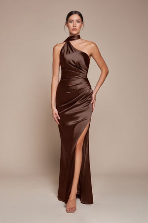 LEILA GOWN - ESPRESSO | 7454 (PREORDER)