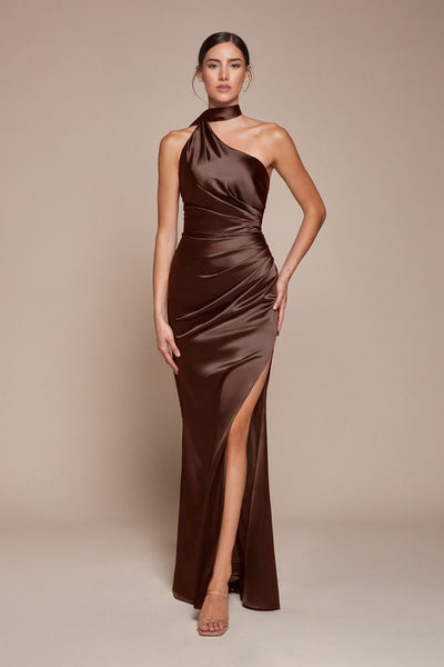 LEILA GOWN - ESPRESSO
