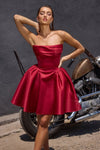 ROSALYN GOWN - BURGUNDY | KV1133