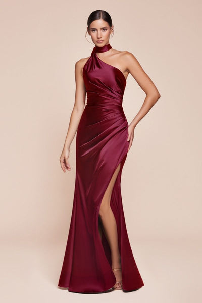 LEILA GOWN - BURGUNDY
