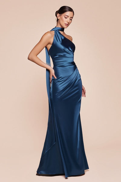 LEILA GOWN - NAVY