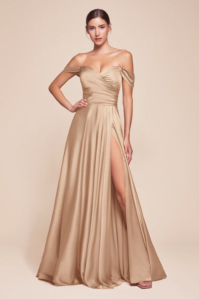 MILAN GOWN - CHAMPAGNE GOLD