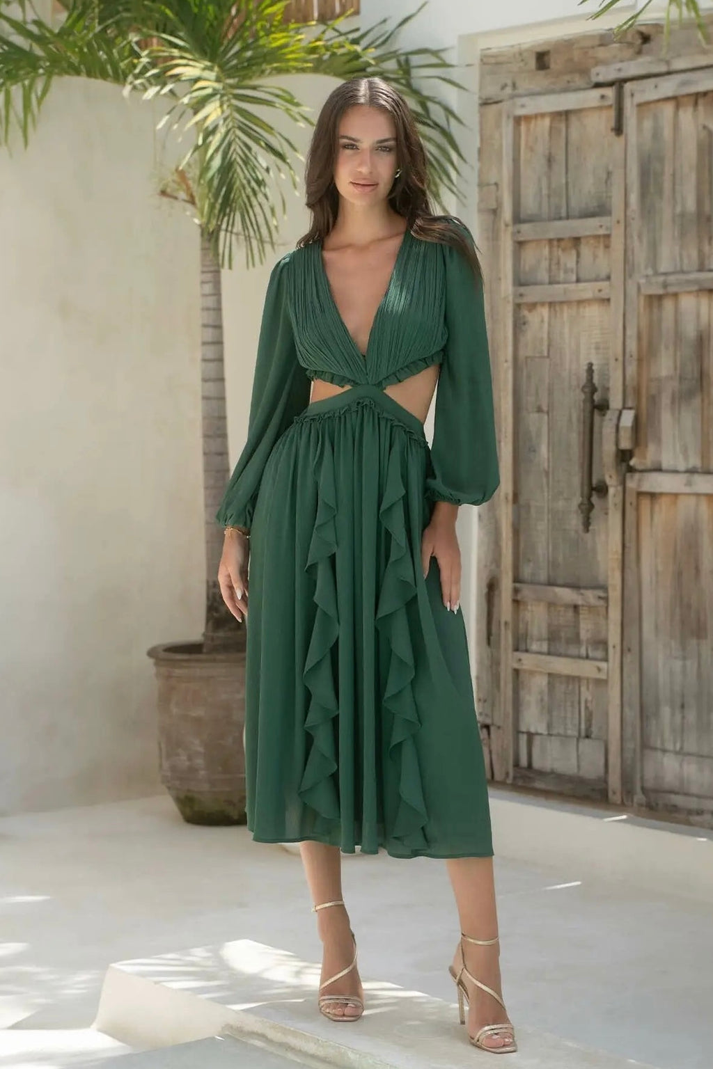 AMARA DRESS - GREEN