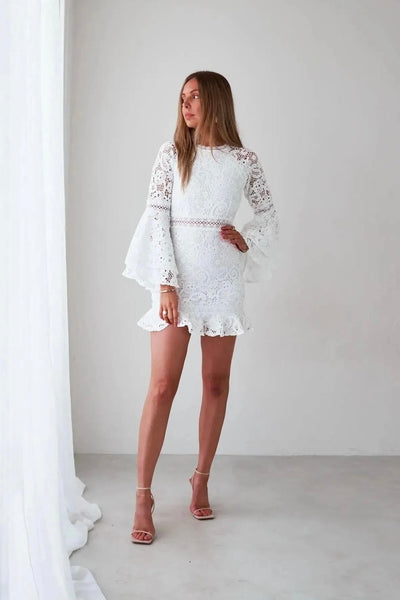 CHARLISE DRESS - WHITE
