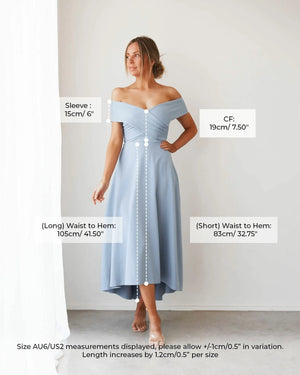 BELINA DRESS - BABY BLUE (PREORDER)