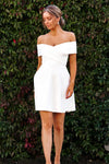 BRITT DRESS - WHITE