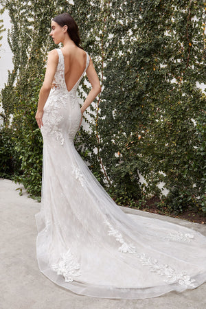 AVERY LACE WEDDING GOWN - OFF WHITE | A1072W