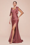 BRIDGETTE GOWN - EGGPLANT | CD943