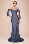 BRIDGETTE GOWN - NAVY | CD943