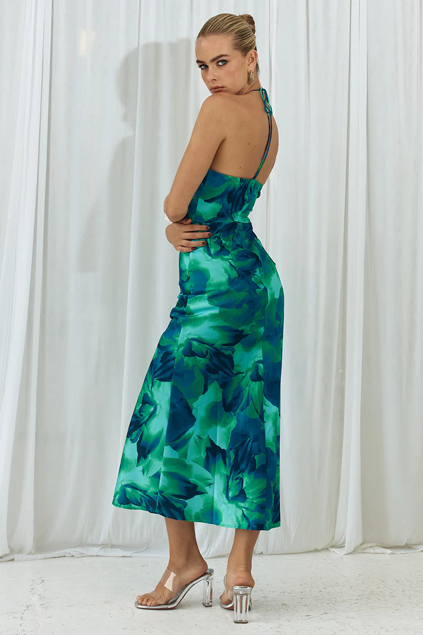 Emerald sales floral dress