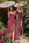 PORTIA CORSET GOWN - DUSTY ROSE | 7484