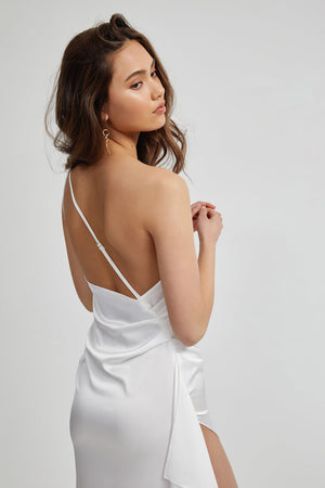 samira mini dress in white Amira Mini Dress White L