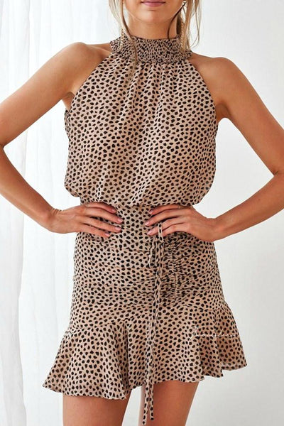 PIP MINI DRESS - LEOPARD