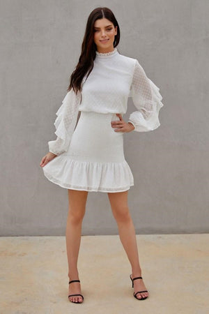 KEALY DRESS - WHITE