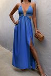 AMIE MAXI DRESS - BLUE
