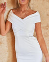 BRIENNE DRESS - WHITE