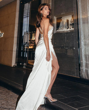 samira dress cream Lexi Samira Dress - Cream