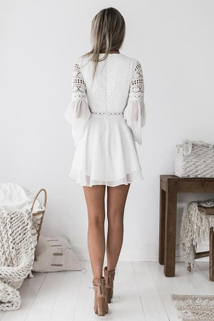 ALYSE DRESS -  WHITE